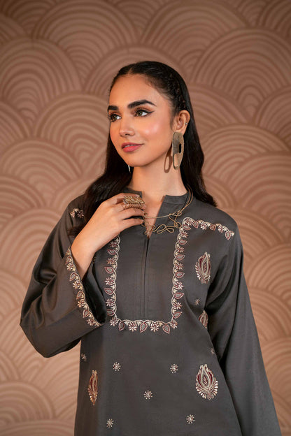 Nishat Linen - Embroidered Shirt - PW23-39