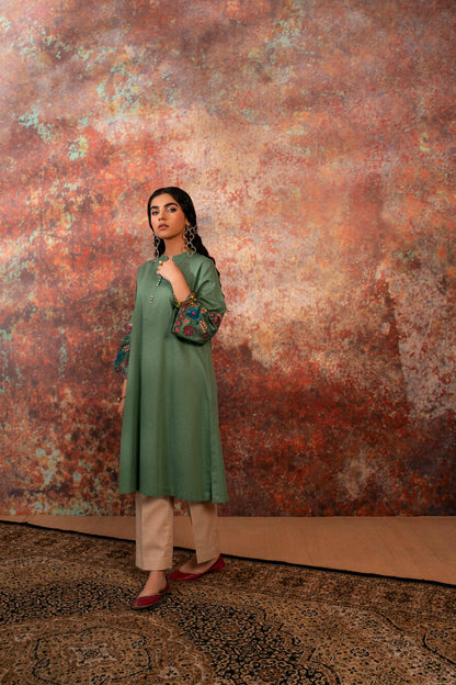 Nishat Linen - Embroidered Shirt - PW23-40