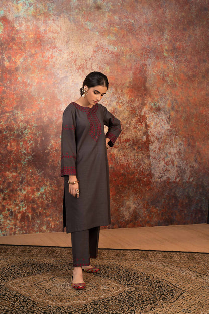 Nishat Linen - 2 Piece - Embroidered Suit - PW23-42