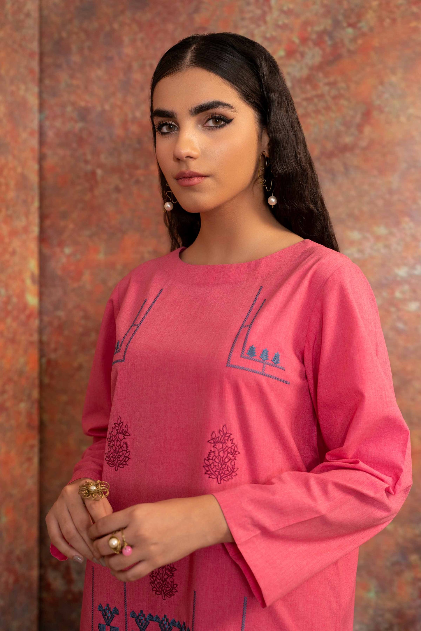 Nishat Linen - 2 Piece - Embroidered Suit - PW23-43