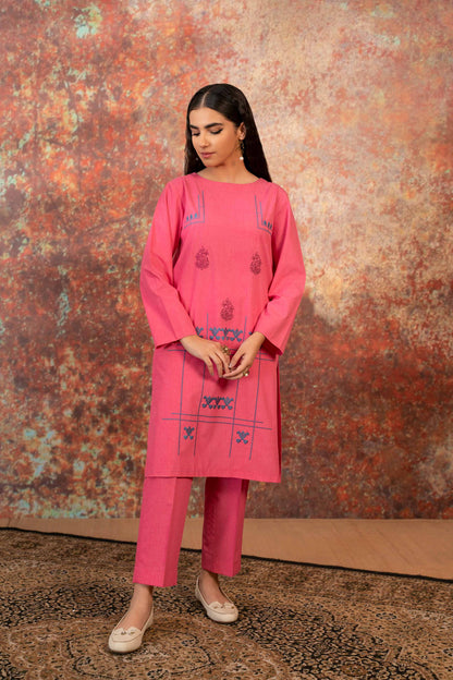 Nishat Linen - 2 Piece - Embroidered Suit - PW23-43