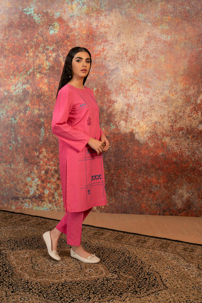 Nishat Linen - 2 Piece - Embroidered Suit - PW23-43