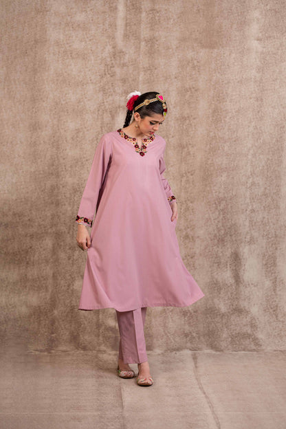 Nishat Linen - 2 Piece - Embroidered Suit - PW23-44