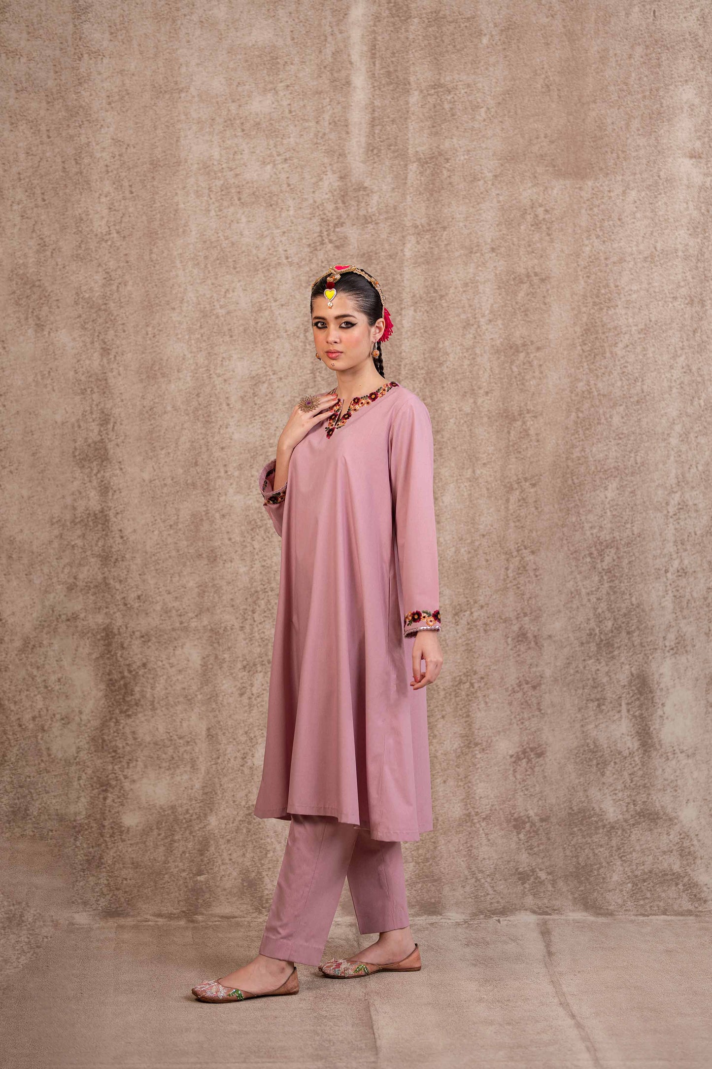 Nishat Linen - 2 Piece - Embroidered Suit - PW23-44
