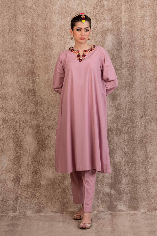 Nishat Linen - 2 Piece - Embroidered Suit - PW23-44