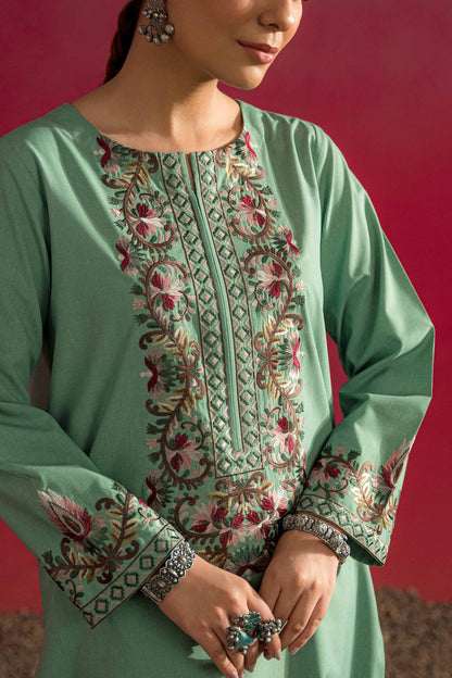 Nishat Linen - 2 Piece - Embroidered Suit - PW23-45