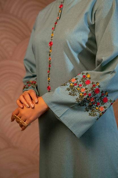 Nishat Linen - 2 Piece - Embroidered Suit - PW23-46