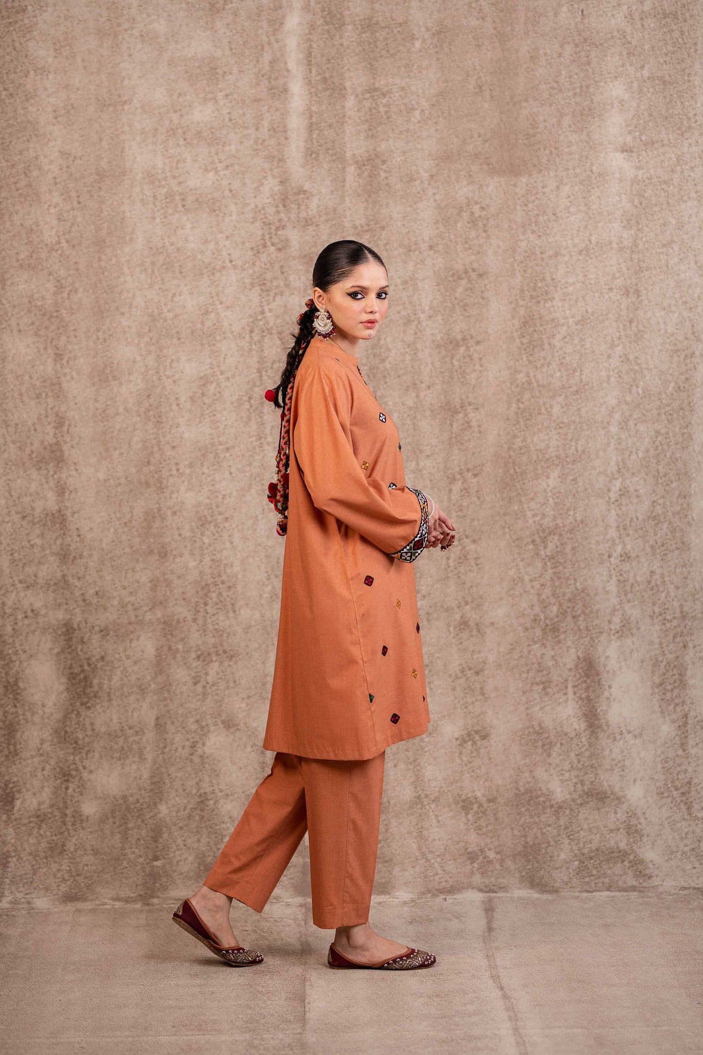 Nishat Linen - 2 Piece - Embroidered Suit - PW23-48