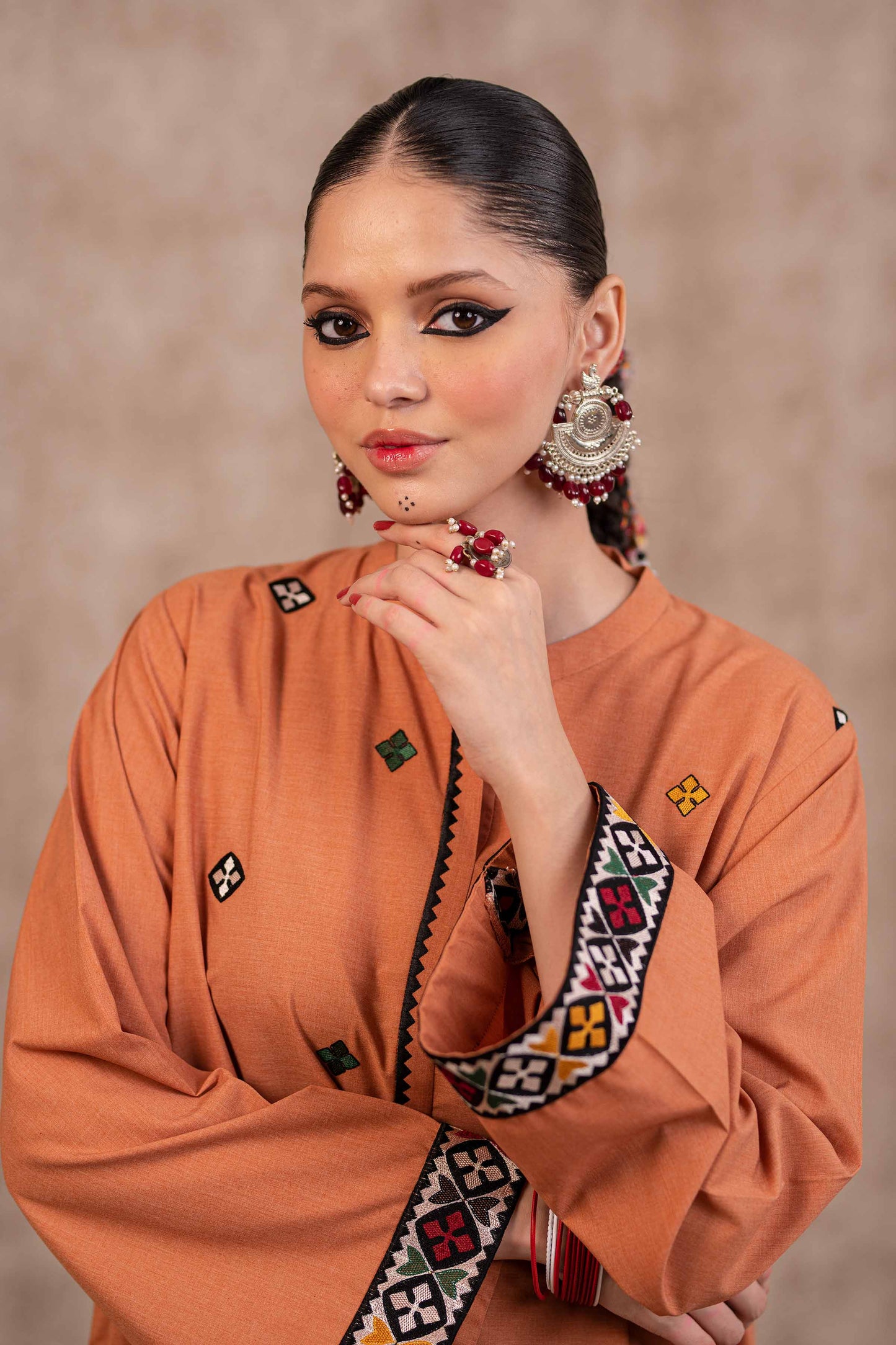 Nishat Linen - 2 Piece - Embroidered Suit - PW23-48