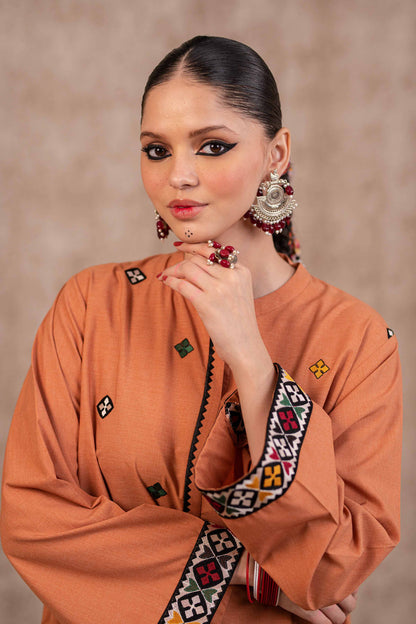 Nishat Linen - 2 Piece - Embroidered Suit - PW23-48