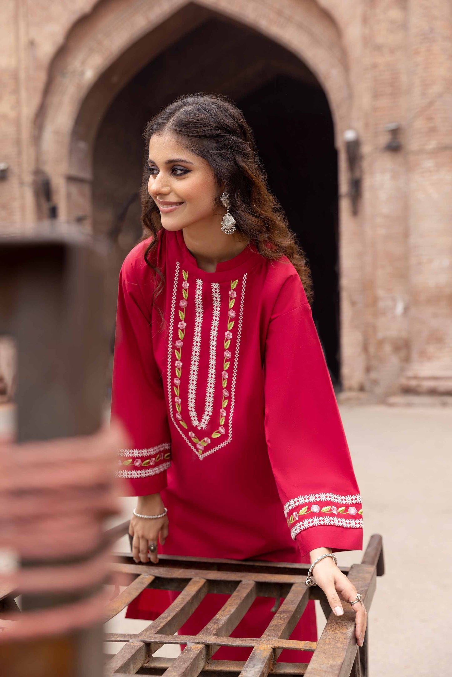 Nishat Linen - 2 Piece - Embroidered Suit - PW23-53