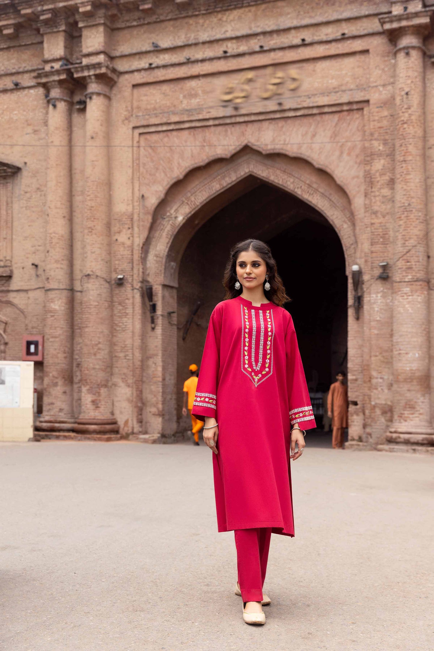 Nishat Linen - 2 Piece - Embroidered Suit - PW23-53