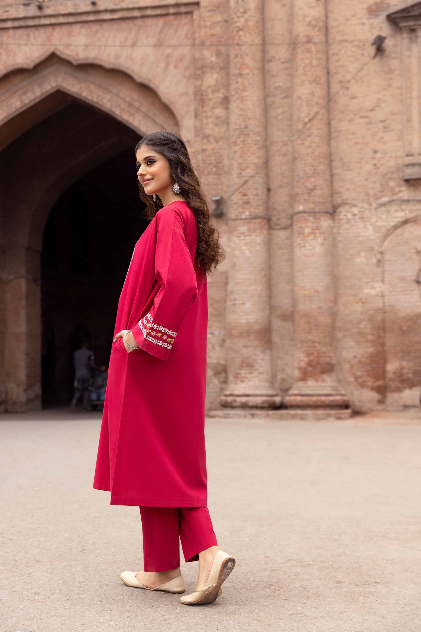 Nishat Linen - 2 Piece - Embroidered Suit - PW23-53