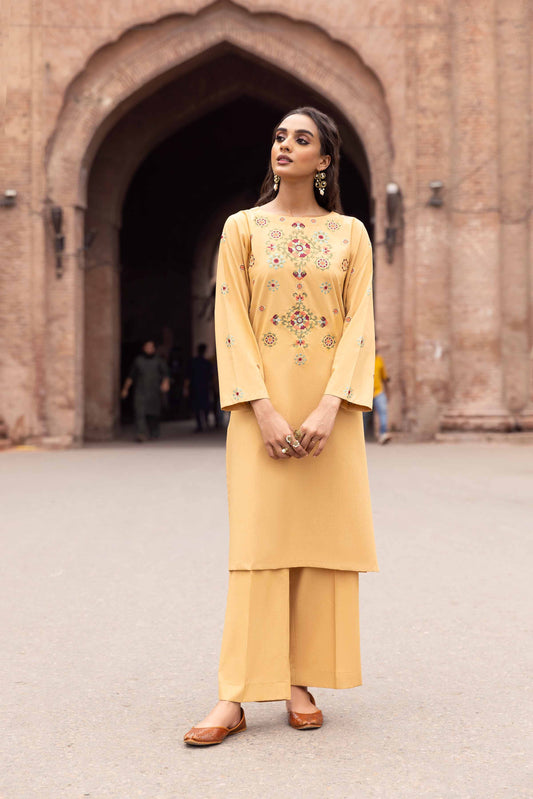 Nishat Linen - 2 Piece - Embroidered Suit - PW23-54