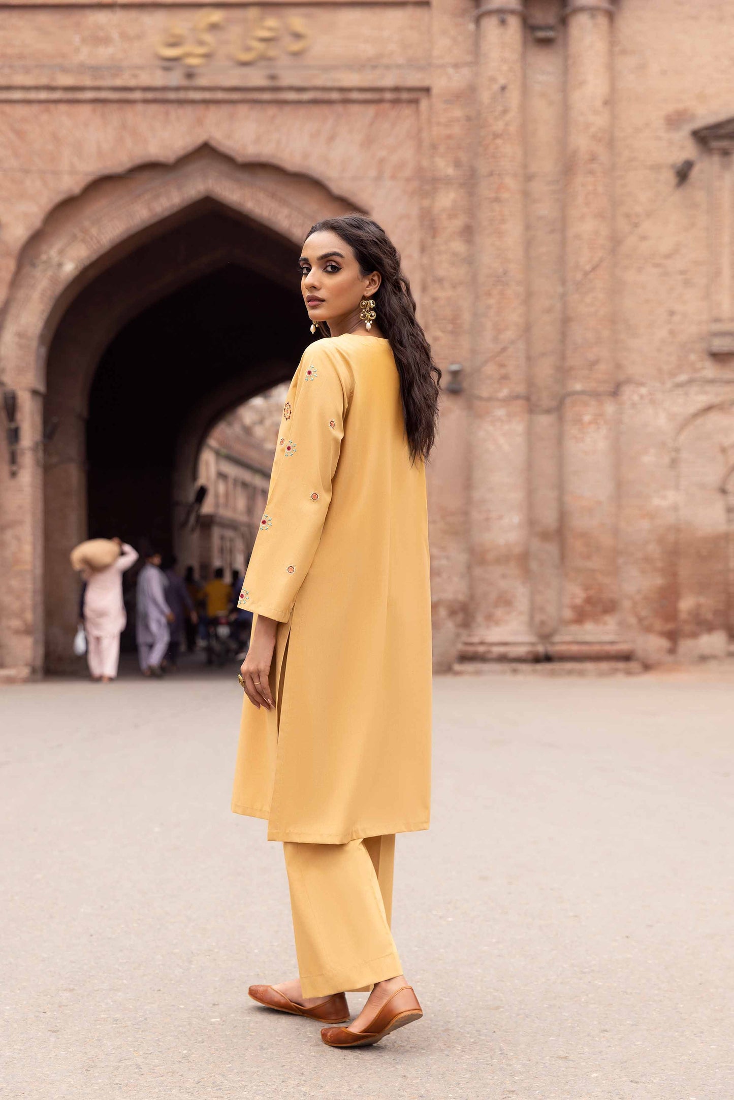 Nishat Linen - 2 Piece - Embroidered Suit - PW23-54
