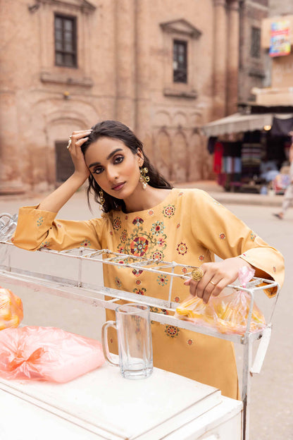Nishat Linen - 2 Piece - Embroidered Suit - PW23-54
