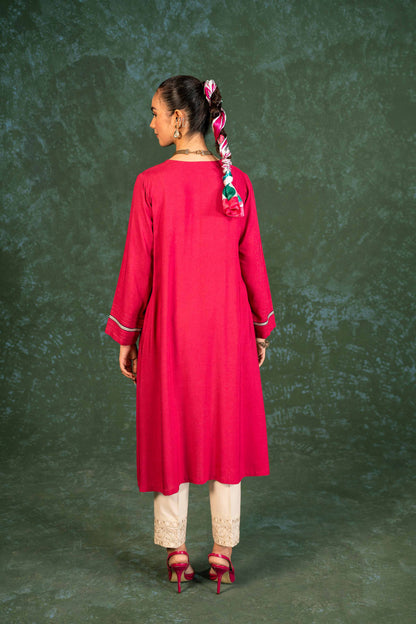 Nishat Linen - Embroidered Shirt - PW23-56