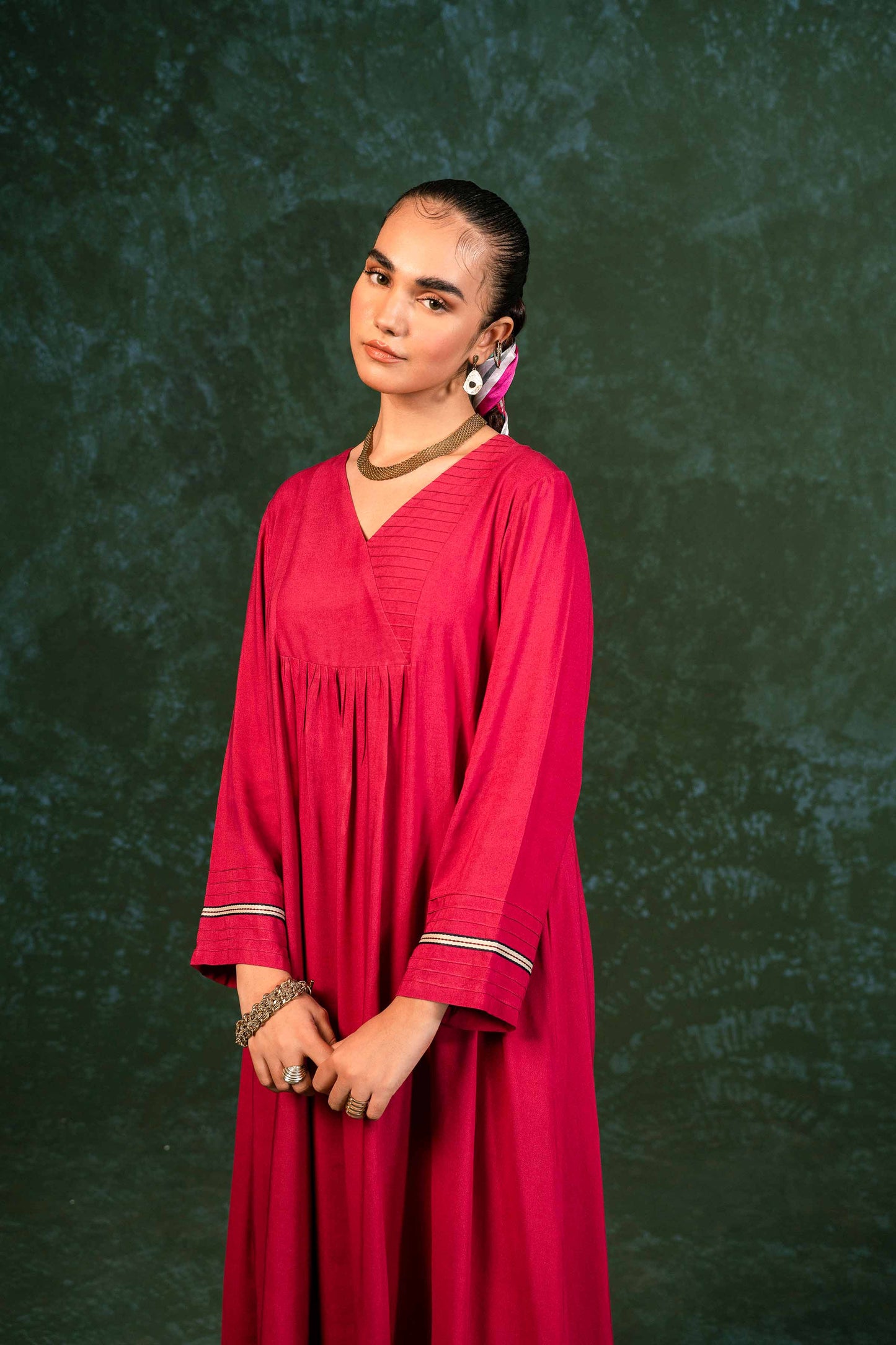 Nishat Linen - Embroidered Shirt - PW23-56