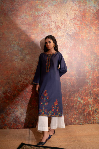 Nishat Linen - Embroidered Shirt - PW23-63
