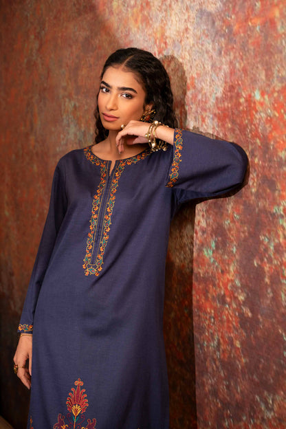 Nishat Linen - Embroidered Shirt - PW23-63