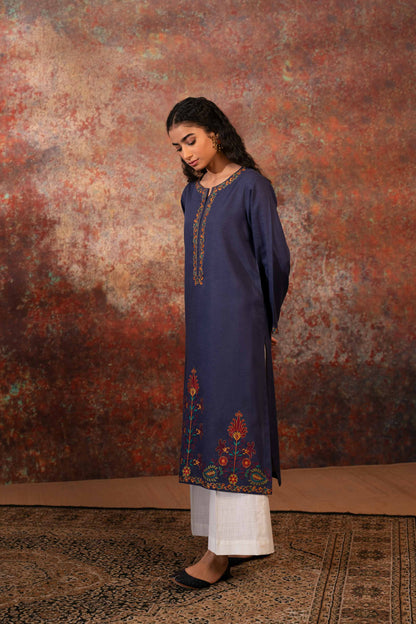 Nishat Linen - Embroidered Shirt - PW23-63