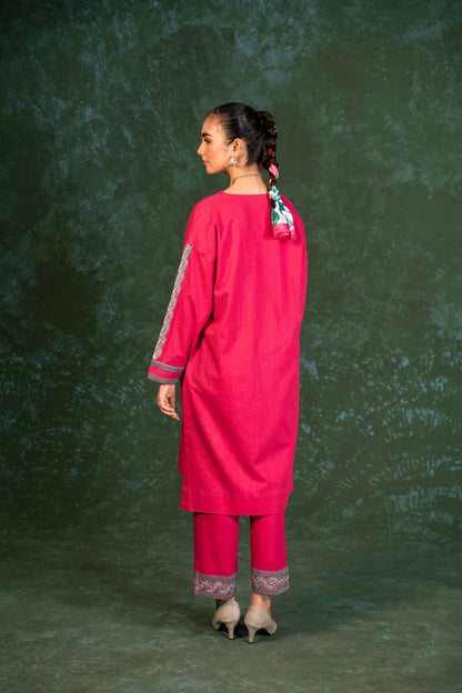 Nishat Linen - 2 Piece - Embroidered Suit - PW23-64