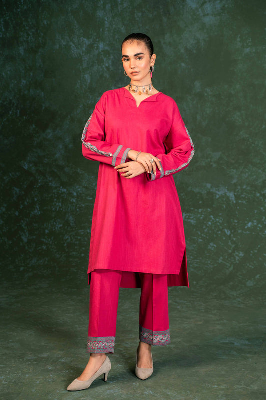 Nishat Linen - 2 Piece - Embroidered Suit - PW23-64