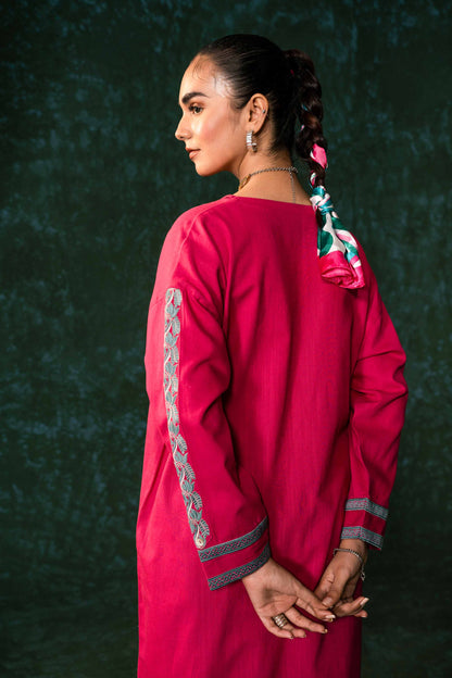 Nishat Linen - 2 Piece - Embroidered Suit - PW23-64