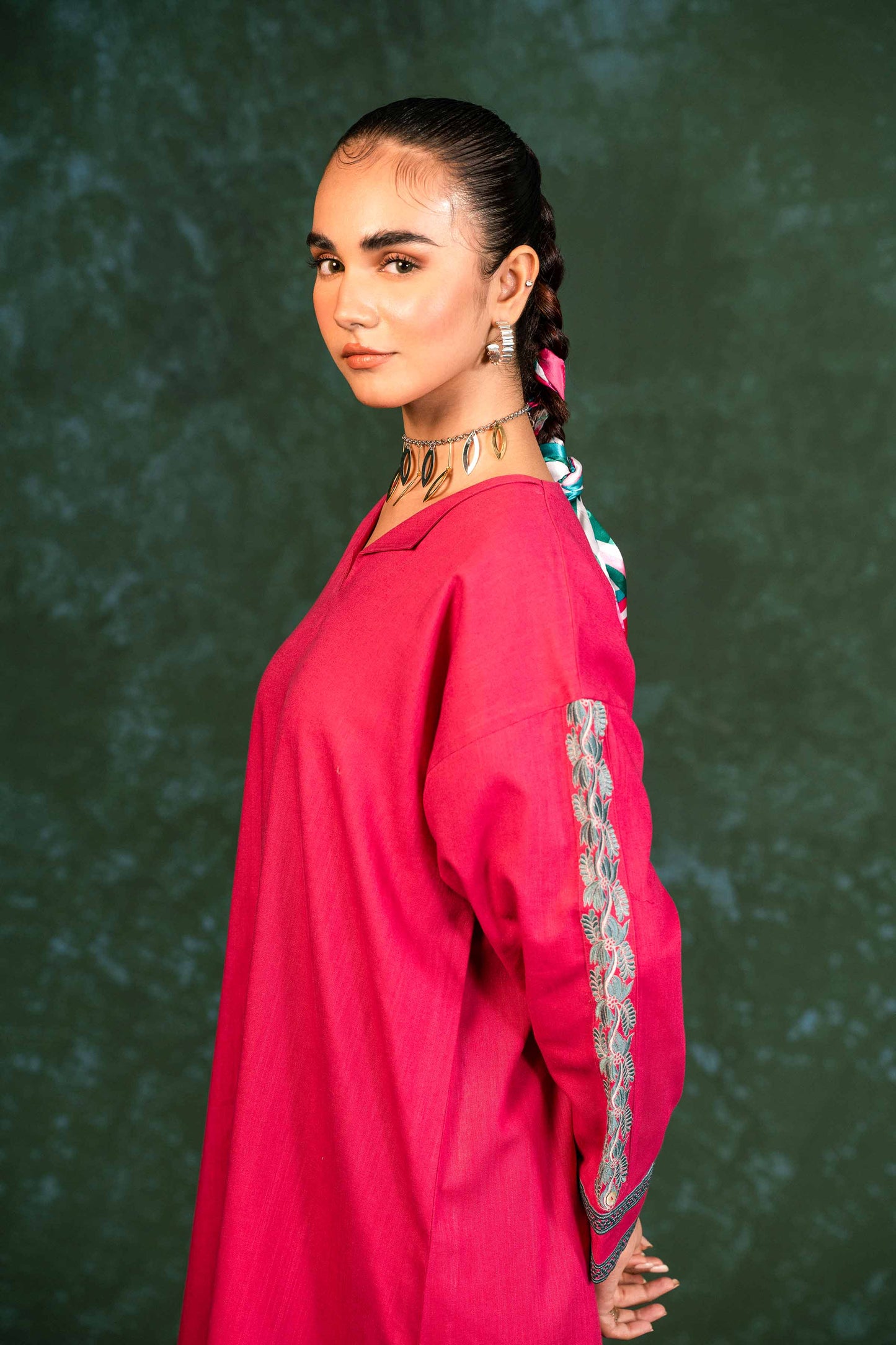 Nishat Linen - 2 Piece - Embroidered Suit - PW23-64