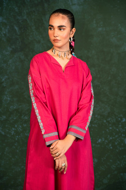 Nishat Linen - 2 Piece - Embroidered Suit - PW23-64