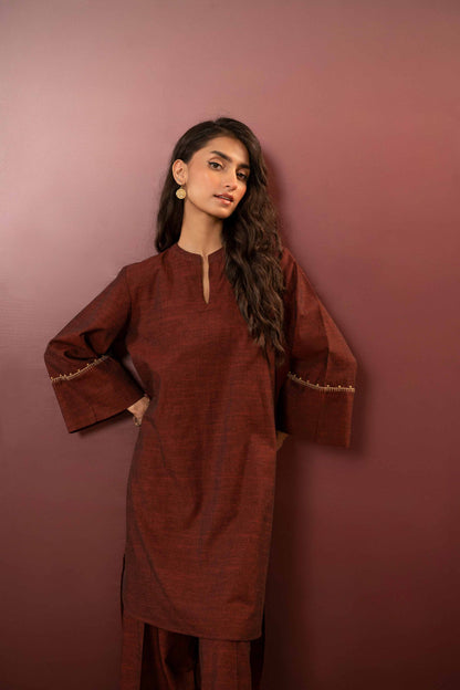 Nishat Linen - 2 Piece - Basic Suit - PW23-65