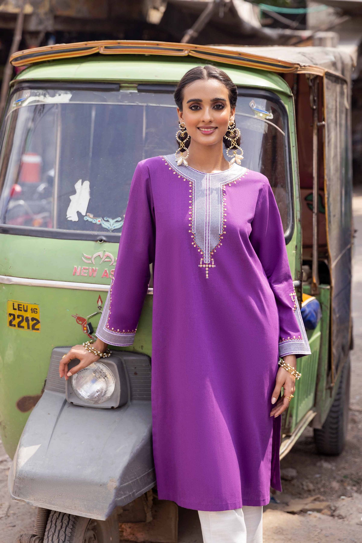 Nishat Linen - Embroidered Shirt - PW23-67
