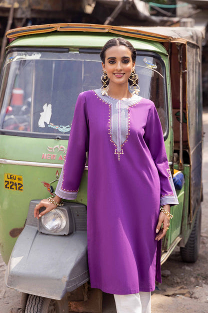 Nishat Linen - Embroidered Shirt - PW23-67