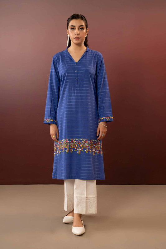 Nishat Linen - Embroidered Shirt - PW23-68
