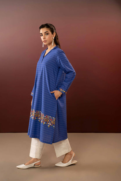 Nishat Linen - Embroidered Shirt - PW23-68