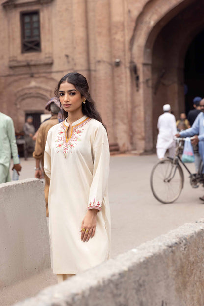 Nishat Linen - 2 Piece - Embroidered Suit - PW23-71