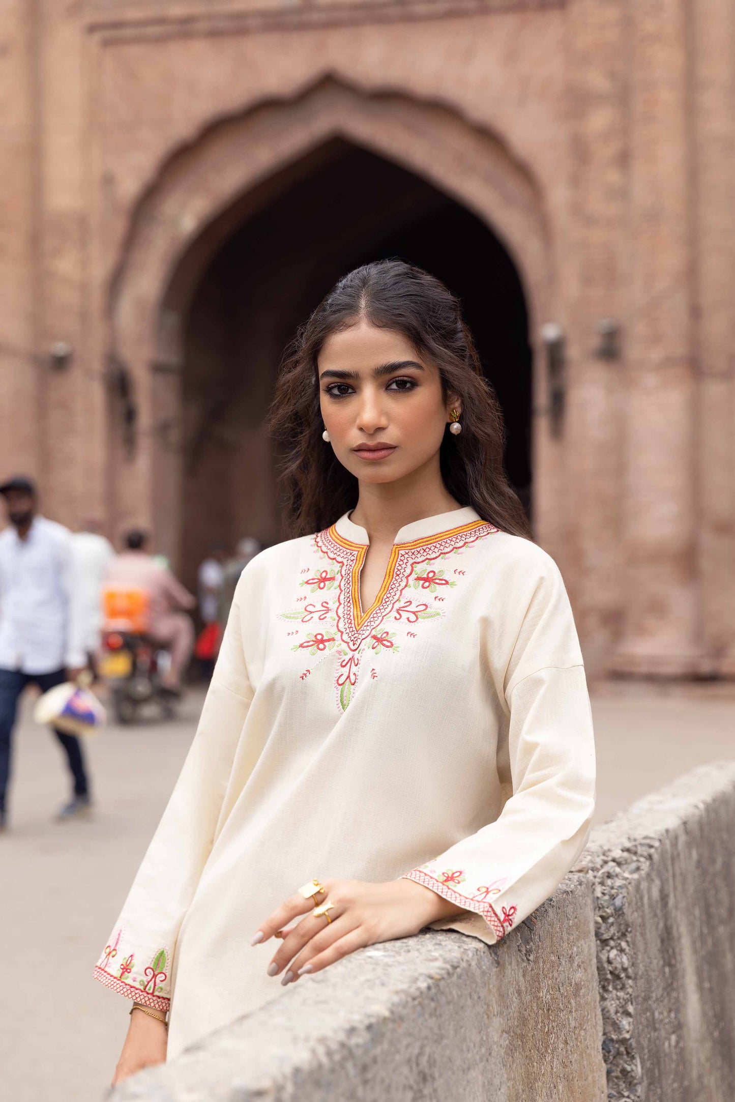 Nishat Linen - 2 Piece - Embroidered Suit - PW23-71