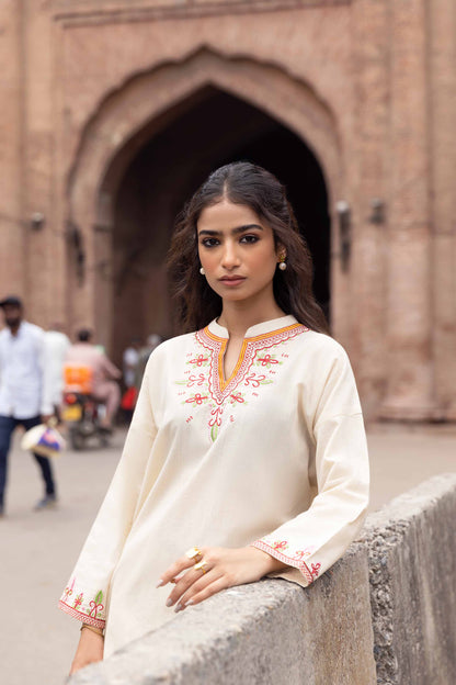 Nishat Linen - 2 Piece - Embroidered Suit - PW23-71