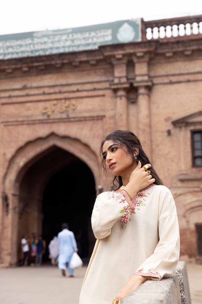 Nishat Linen - 2 Piece - Embroidered Suit - PW23-71