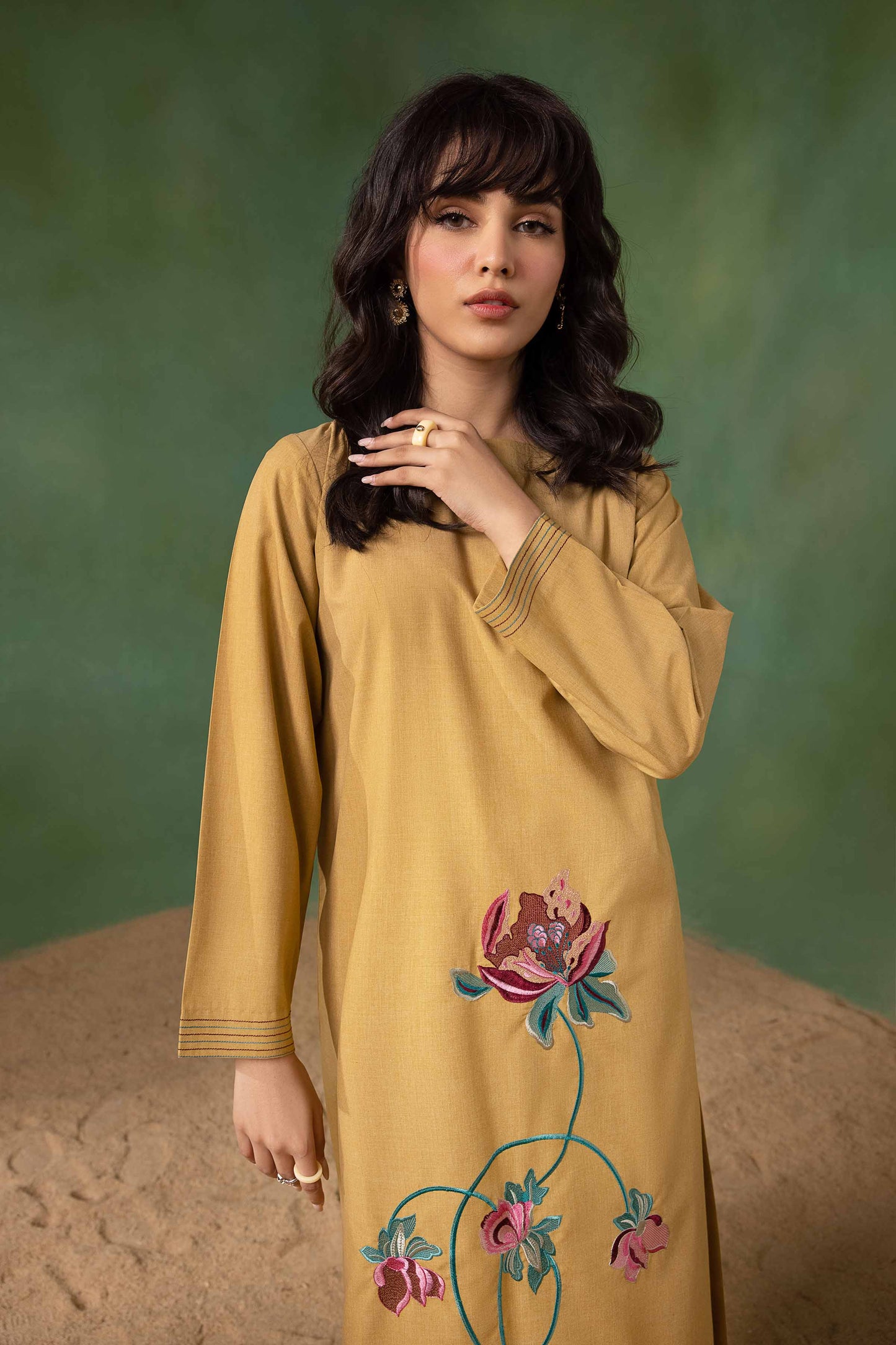 Nishat Linen - 2 Piece - Embroidered Suit - PW23-72