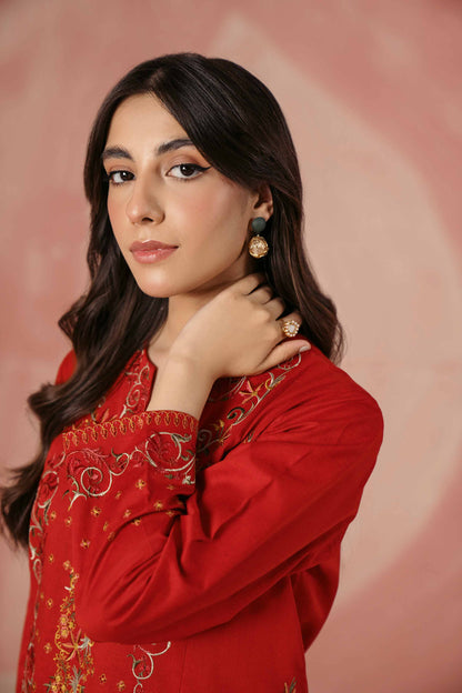 Nishat Linen - Embroidered Shirt - PW23-75