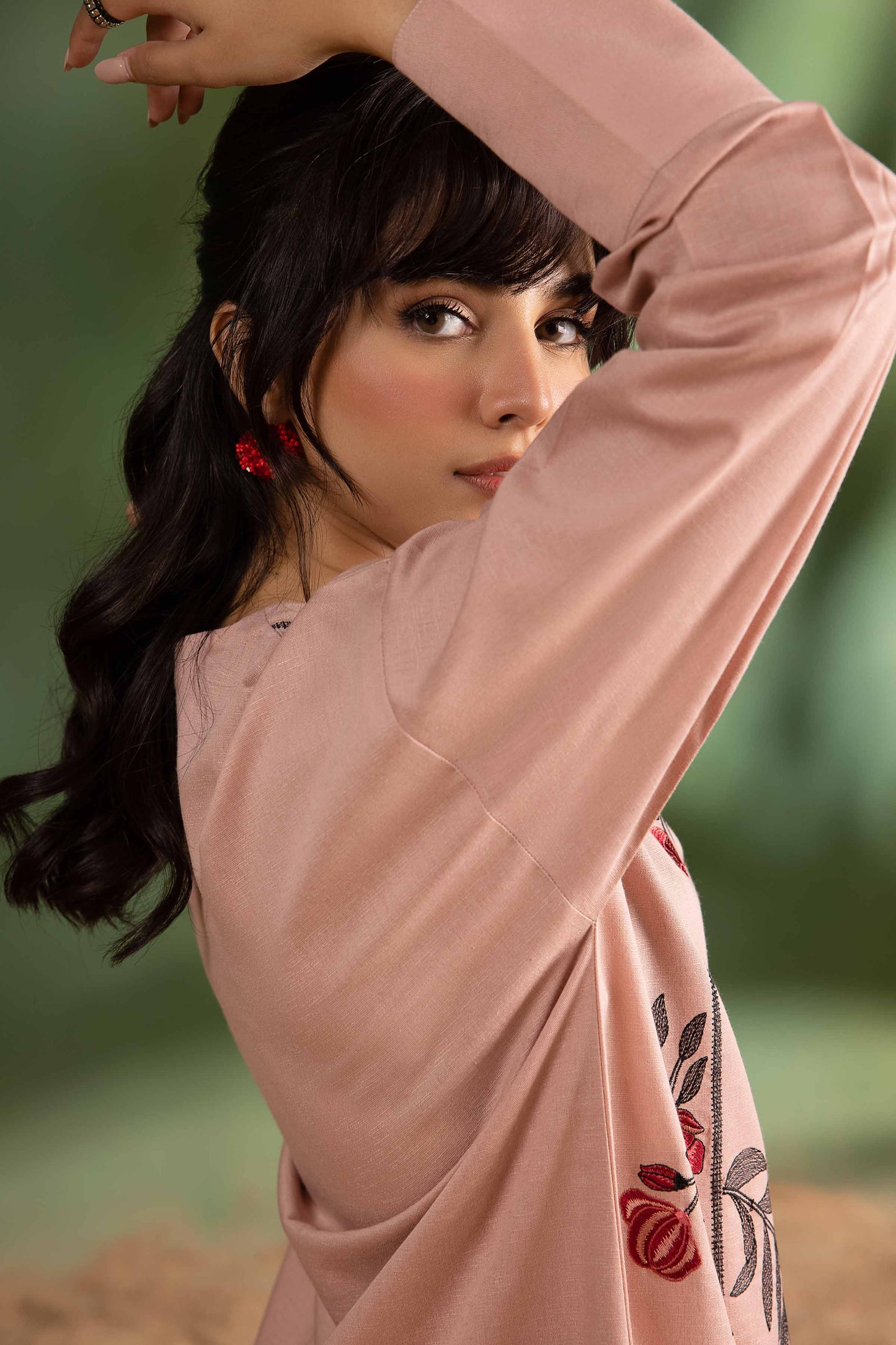 Nishat Linen - Embroidered Shirt - PW23-76