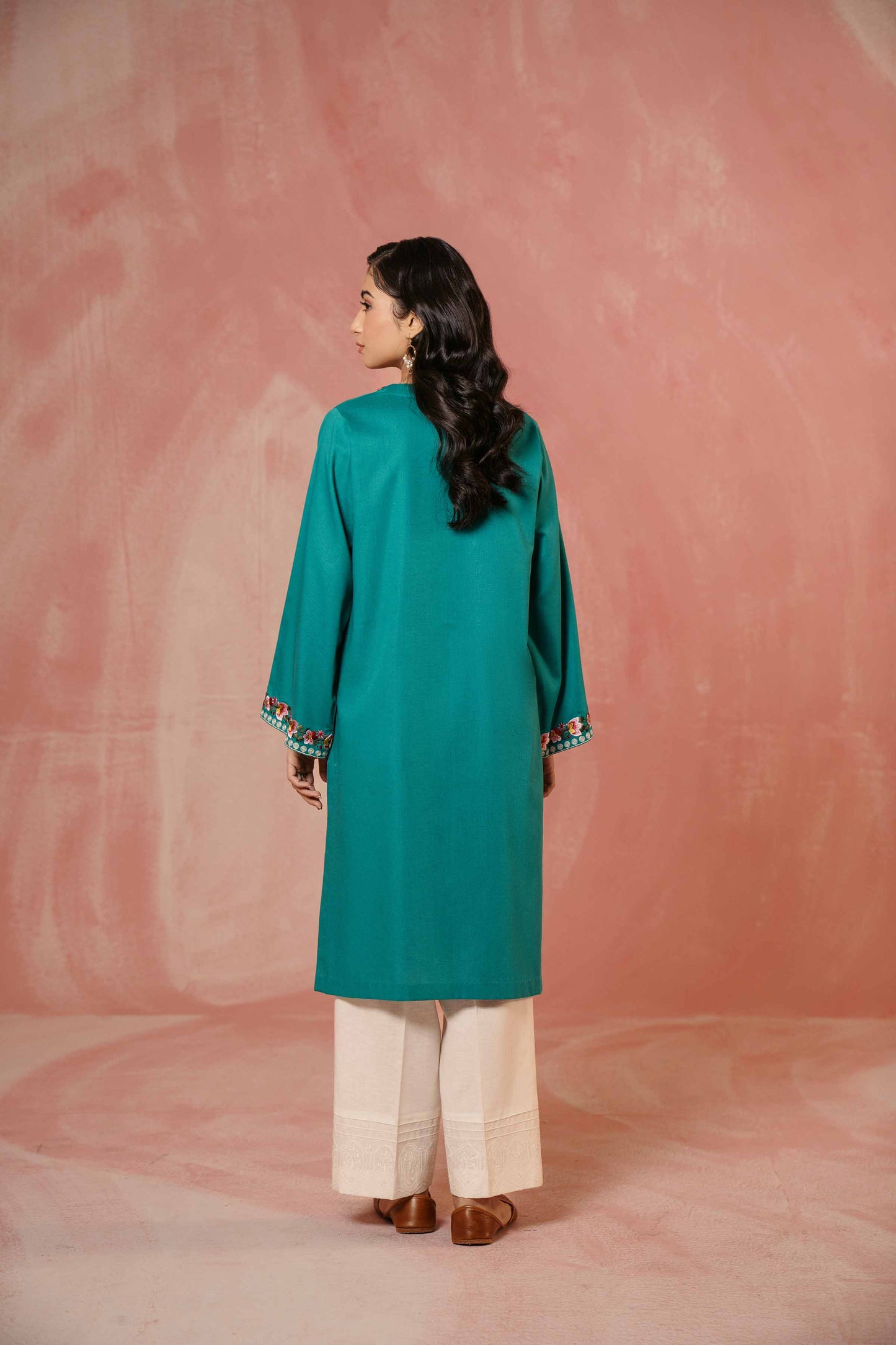 Nishat Linen - Embroidered Shirt - PW23-78