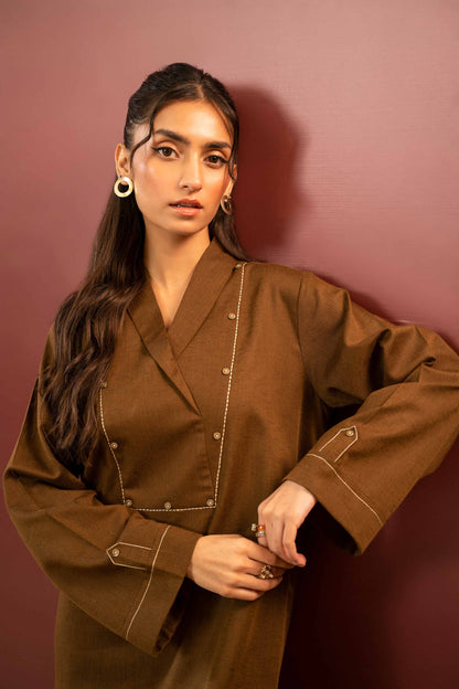 Nishat Linen - 2 Piece - Embroidered Suit - PW23-79