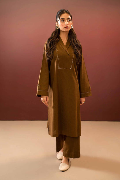Nishat Linen - 2 Piece - Embroidered Suit - PW23-79