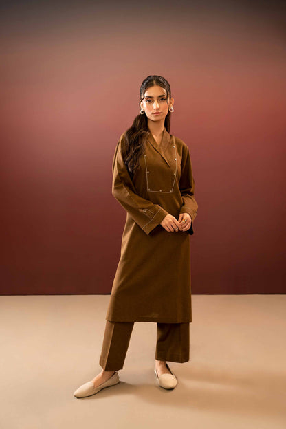 Nishat Linen - 2 Piece - Embroidered Suit - PW23-79