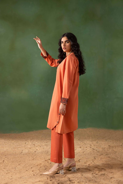 Nishat Linen - 2 Piece - Embroidered Suit - PW23-81