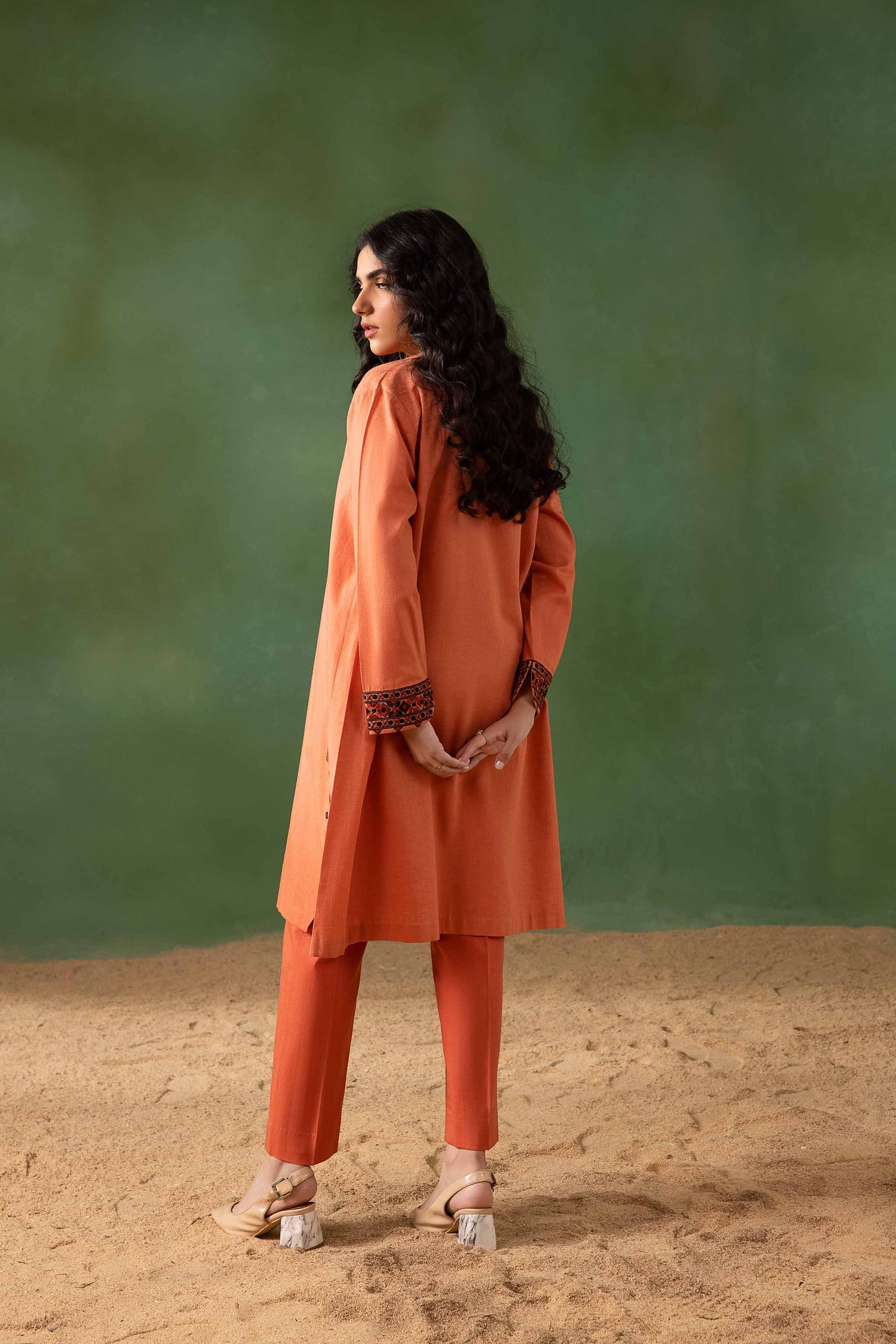 Nishat Linen - 2 Piece - Embroidered Suit - PW23-81