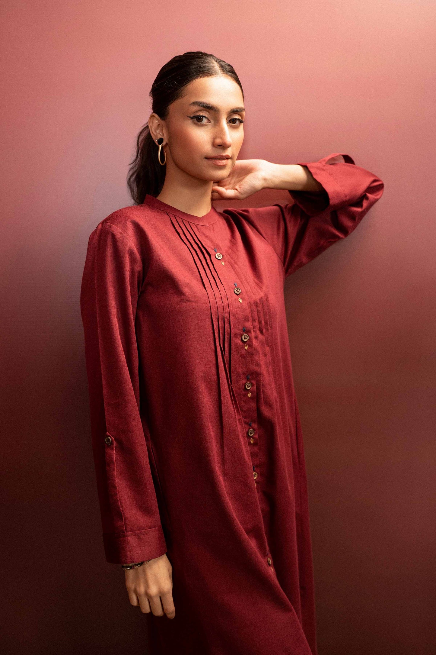Nishat Linen - Basic Shirt - PW23-82