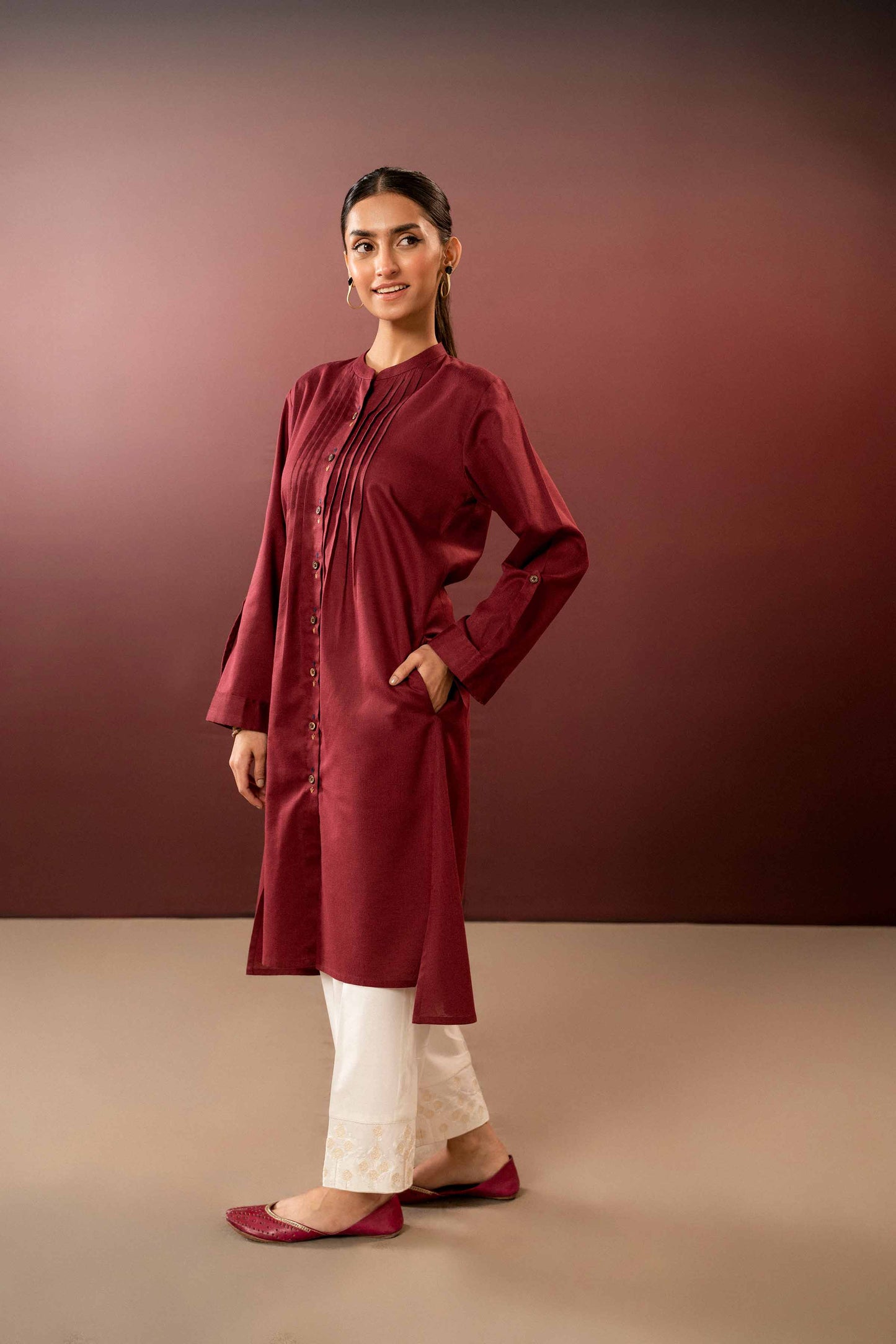 Nishat Linen - Basic Shirt - PW23-82